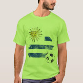 Verstoorde Uruguay-Voetbal T-shirt (Voorkant)