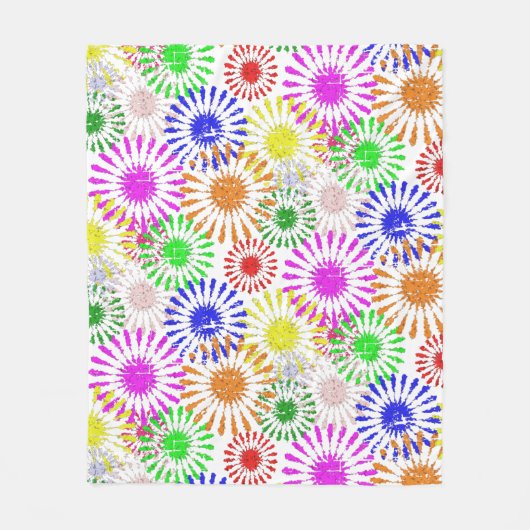 Verstoorde ventilatorbranders Sherpa Blanket Fleece Deken (Voorkant)