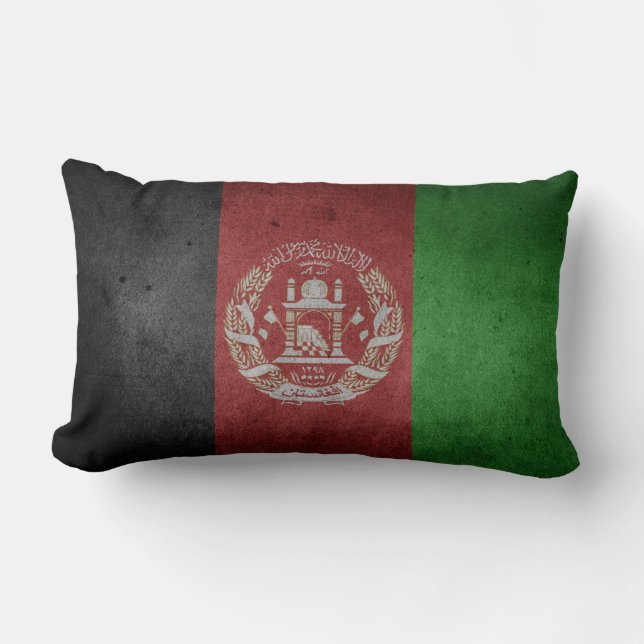 Verstoorde vlag van Afghanistan Kussen (Voorkant)