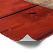 Verstoorde vlag van Canada Houtlook Poster (Hoek)