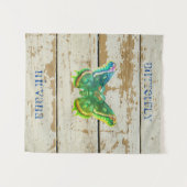 Verstoorde vlinder Nirvana Wall Art Tapestry Wandkleed (Voorkant (horizontaal))