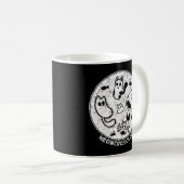 Verstoorde wetenschappelijke kat Bacteria Microbio Koffiemok (Voorkant rechts)