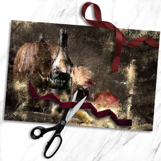 Verstoorde wijnbouw | Wijn en appelgrunge Tissuepapier