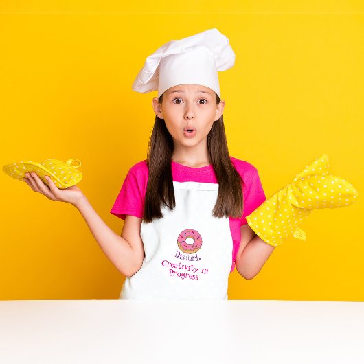 Verstoort de creativiteit in volle ontwikkeling standaard schort