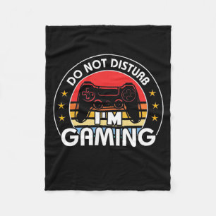 Verstoort me niet aan games fleece deken