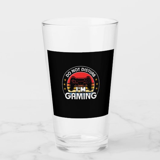 Verstoort me niet aan games glas (Voorkant)