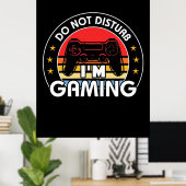 Verstoort me niet aan games poster (Thuiskantoor)