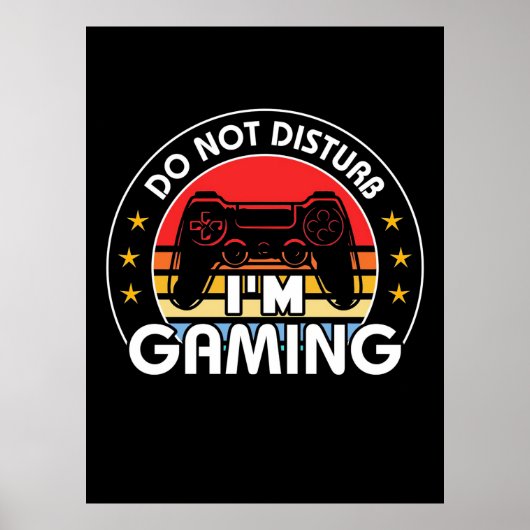 Verstoort me niet aan games poster (Voorkant)