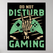 Verstoort me niet bij games poster (Voorkant)