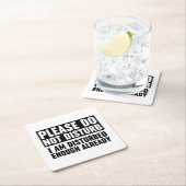 Verstoort u mij niet dat ik voldoende verstoord be kartonnen onderzetters (Insitu)