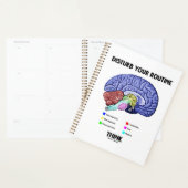 Verstoort uw Routine Denk aan hersenanatomie advie Planner (Display)