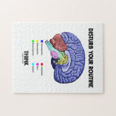 Verstoort uw Routine Denk (hersenanatomie) Legpuzzel (Horizontaal)