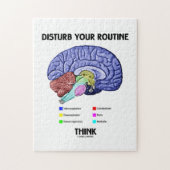 Verstoort uw Routine Denk (hersenanatomie) Legpuzzel (Verticaal)