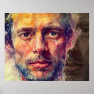 Verstop je niet achter jezelf. Wees je ware zelf M Poster