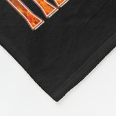Verstop je tenen De Alfa is hier Funny Alpha Wolf  Fleece Deken (Hoek)