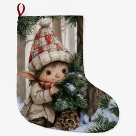 Verstoppertje Elf Grote Kerstsok