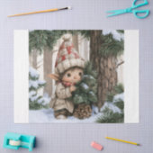 Verstoppertje Elf Tissuepapier (Craft)