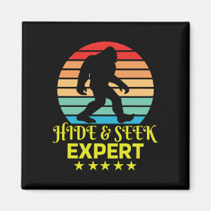 Verstoppertje Expert Bigfoot Grappig Magneet