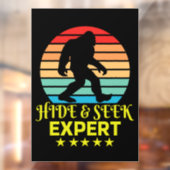Verstoppertje Expert Bigfoot Grappig Raamsticker (Vel 2)