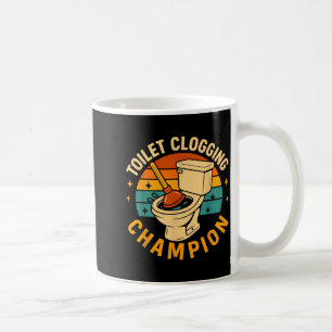 Verstopping Toilet Chamon Grappige Badkamer Versto Koffiemok