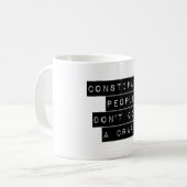 Verstopte mensen geven geen kut koffiemok (Voorkant links)