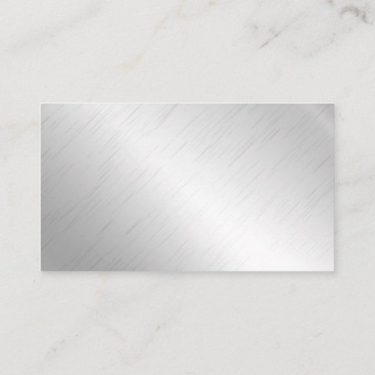 verstopte pijp | Aluminium metalen achtergrond Visitekaartje (Achterkant)