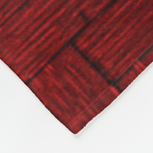 Verstopte Ruby Fleece Deken (Hoek)