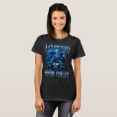 Verstopte wc grappige alpha wolf meme stom t-shirt (Voorkant volledig)