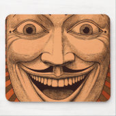 Verstorend grijnzend gezicht muismat (Voorkant)