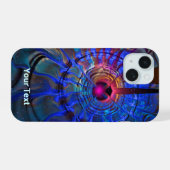 Verstoring iPhone 15 Case (Achterkant horizontaal)