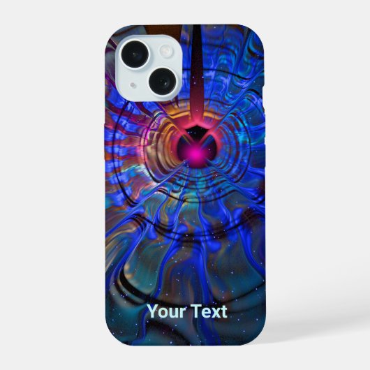 Verstoring iPhone 15 Case (Achterkant)