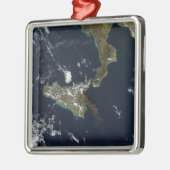 Verstoring van de Mt Etna op Sicilië Metalen Ornament (Links)