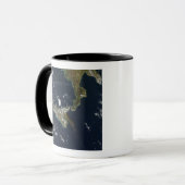 Verstoring van de Mt Etna op Sicilië Mok (Voorkant links)