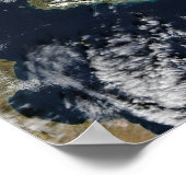 Verstoring van de Mt Etna op Sicilië Poster (Hoek)