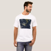 Verstoring van de Mt Etna op Sicilië T-shirt (Voorkant volledig)