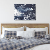 Verstoring van Piton de la Fournaise, Réunion Isla Canvas Afdruk (Insitu (Slaapkamer))