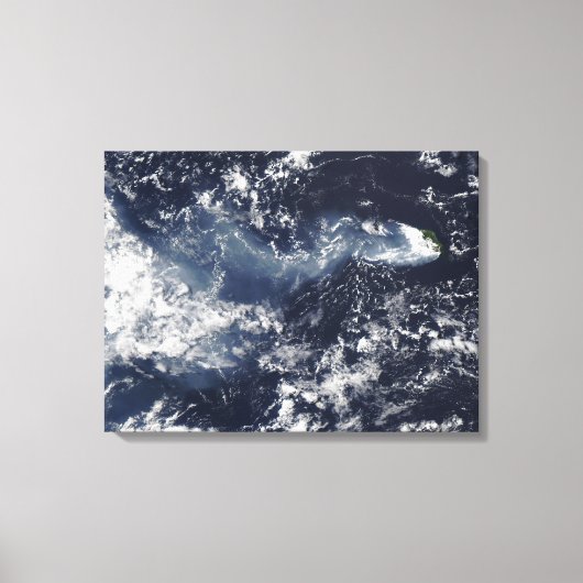 Verstoring van Piton de la Fournaise, Réunion Isla Canvas Afdruk (Voorkant)