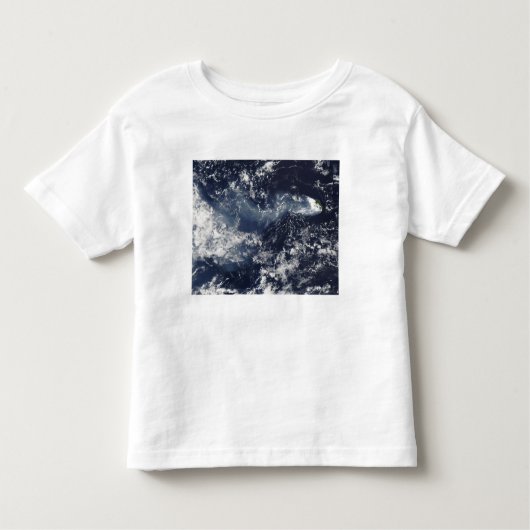 Verstoring van Piton de la Fournaise, Réunion Isla Kinder Shirts (Voorkant)