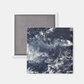 Verstoring van Piton de la Fournaise, Réunion Isla Magneet (Voorkant / Achterkant)