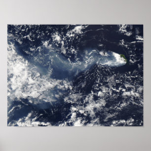 Verstoring van Piton de la Fournaise, Réunion Isla Poster