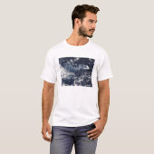 Verstoring van Piton de la Fournaise, Réunion Isla T-shirt (Voorkant volledig)