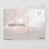 Verstoring van Vesuvius door Dahl Johan Claussen Briefkaart (Achterkant)