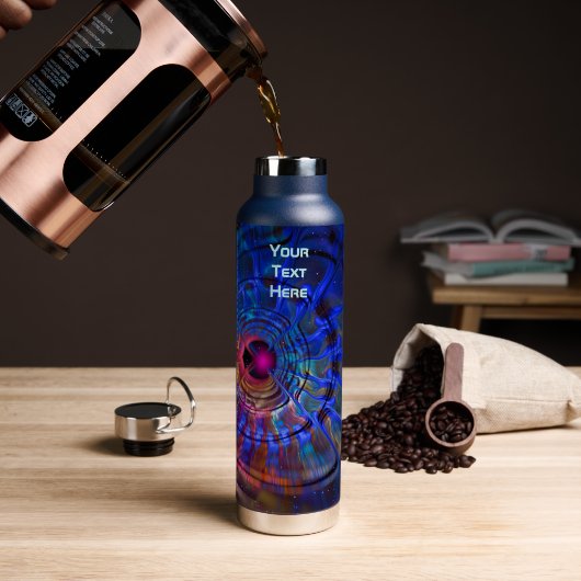 Verstoring Waterfles (Koffie (Gedraaid)  )