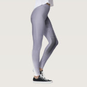 Verstotende zwarte en witte uitsteeksels leggings (Rechts)