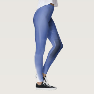 Verstotende zwarte en witte uitsteeksels leggings
