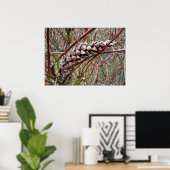 Verstraald fir cone poster (Thuiskantoor)