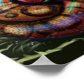 Verstrekte schatten poster (Hoek)