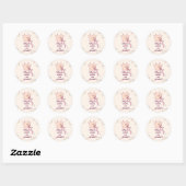 Verstrekte voorschotten ronde sticker (Vel)