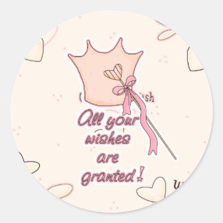 Verstrekte voorschotten ronde sticker