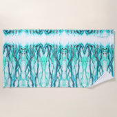 "Verstrengeld in de lijn" Strandlaken (Voorkant)